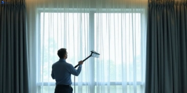 Commercial curtain stain removal service dunnstown-vic hotels offices restaurants